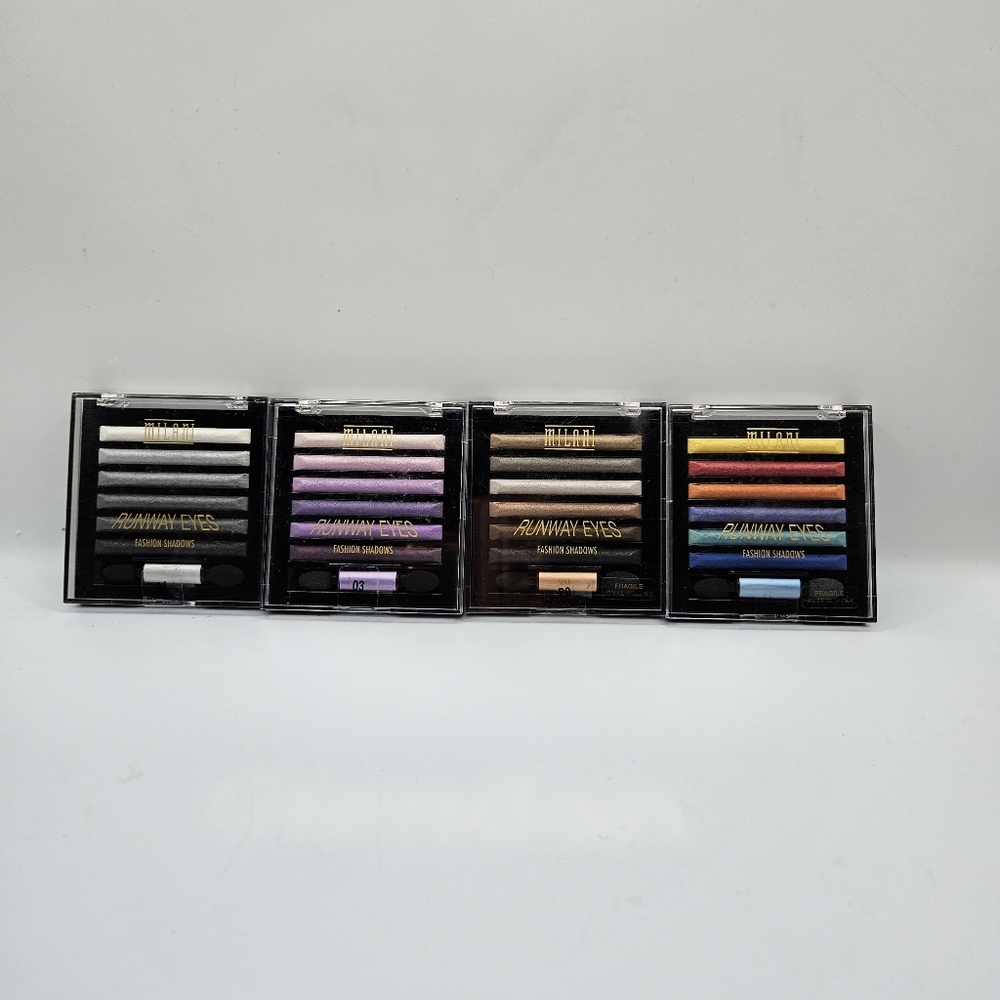 (#101) Milani Runway Eyes 4 set bundle fashion shadows